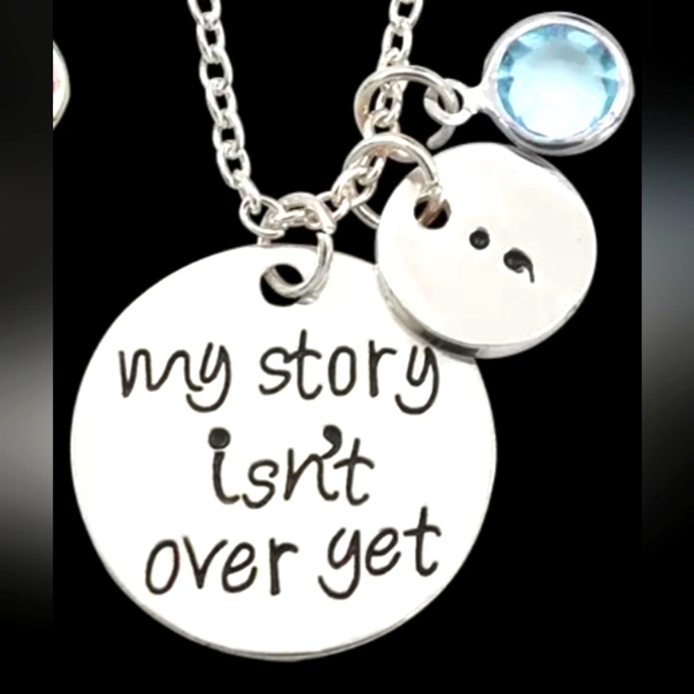 MY STORY ISNT OVER YET  Necklace ;Simulated GEM